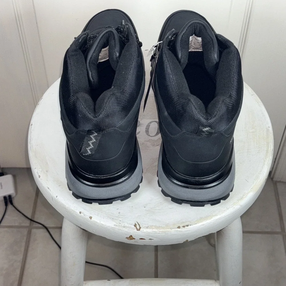Polar Range Vulcan Men's Lace-Up Boots Size 11‎ Black Rugged Outdoor Style NWOB